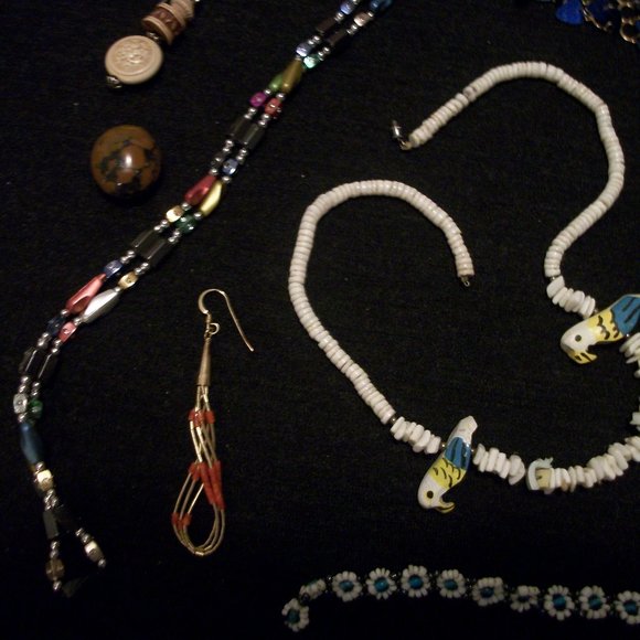 RETRO BOHO JEWELRY PARTS & PIECES, BEADS SHELLS, 18 - Picture 2 of 6